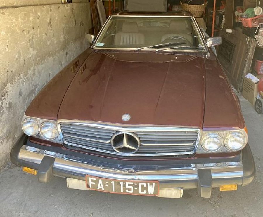 MERCEDES 560 SL (R107) cabriolet 1986