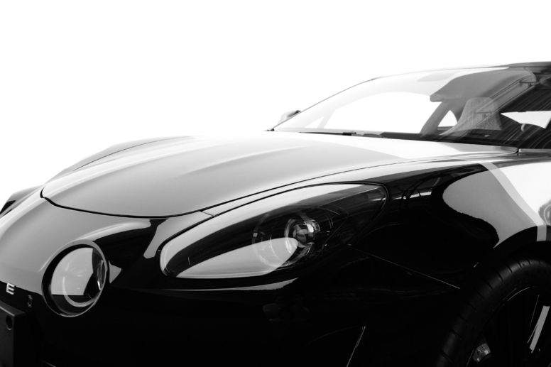 Art Car : Alpine A110 Monochromatic par Mathieu Cesar