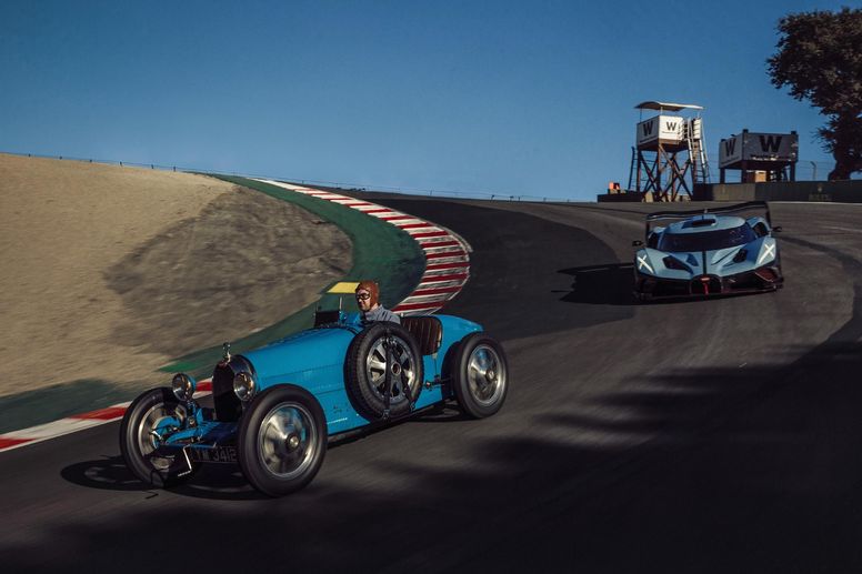 Les Bugatti Type 35 et Bolide réunies en piste en Californie