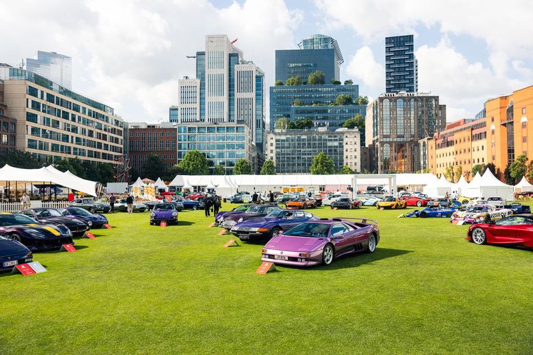 Une rare Lamborghini Diablo s'illustre à London Concours