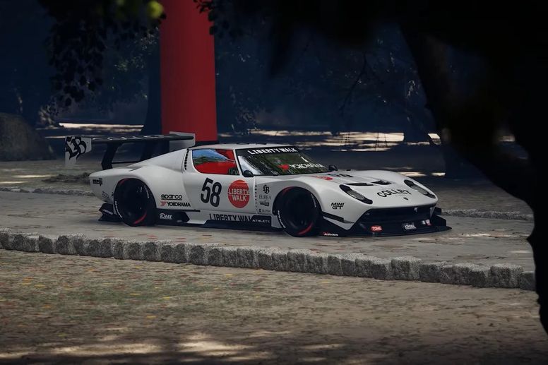 Liberty Walk présente sa version de la Lamborghini Miura