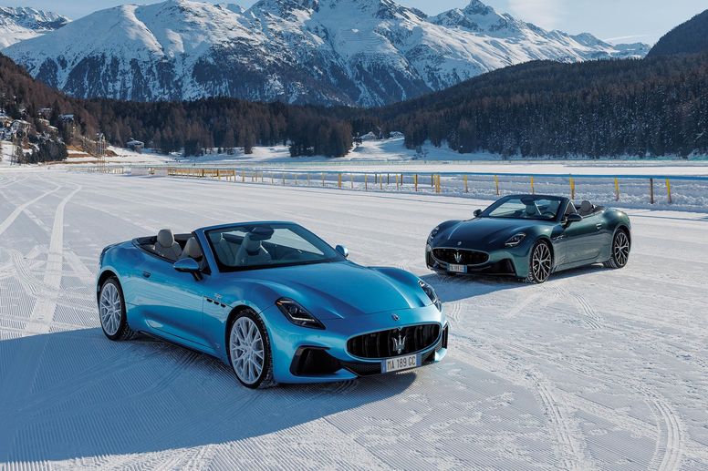 Maserati GranCabrio : nouvelle version de 490 ch et un One-Off exclusif à Saint-Moritz