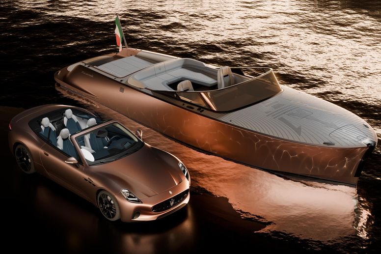 Maserati propose un nouveau bateau électrique