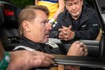 Mika Häkkinen à bord de la McLaren Solus GT à Goodwood