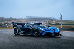 La Bugatti Bolide en piste sur le Circuit des Amériques