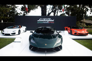 Trois modèles Lamborghini originaux à Pebble Beach