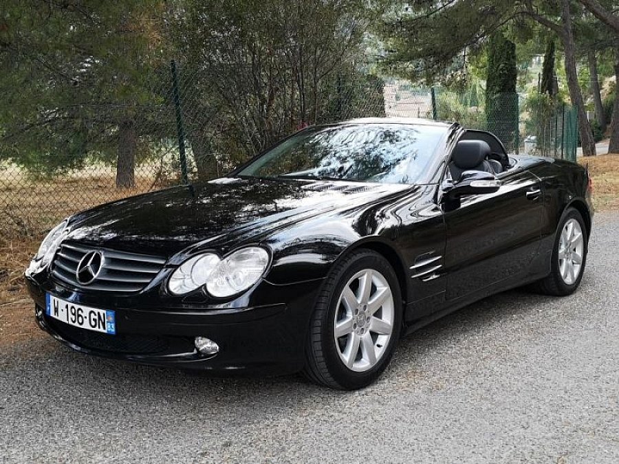 MERCEDES CLASSE SL R230 350 245ch cabriolet Noir occasion - 19 900 ...