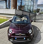 ABARTH 500 C 1.4 Turbo T-Jet Esseesse MASERATI EDIZIONE cabriolet Bordeaux occasion - 21 300 €, 72 200 km