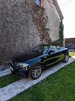 BMW SERIE 1 E88 Cabriolet 120i 170 ch Pack Luxe cabriolet Noir occasion - 14 500 €, 86 000 km