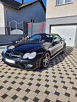 MERCEDES CLASSE SL R230 55 AMG 517ch coupé-cabriolet Noir occasion