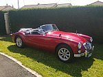 MG A cabriolet Rouge occasion - 22 000 €, 17 000 km